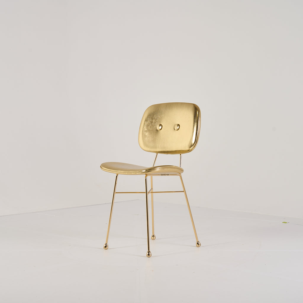 The Golden Chair by Moooi in Gold / Plated with Real Gold | Well Loved – Fair | Shop Now | MO-MOO-8718282340142-149-Hero Image-6