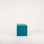 Vignelli Bench by Heller in Small / Turquoise | Floor Sample – Very Good | Shop Now | MO-HLR-1035_28-1354-Hero Image-6