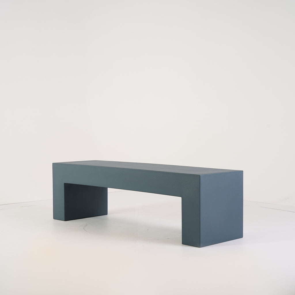 Vignelli Bench 60" by Heller in Medium / Slate | Open Box – Excellent | Shop Now | MO-HLR-1034_27-1363-Hero Image-3