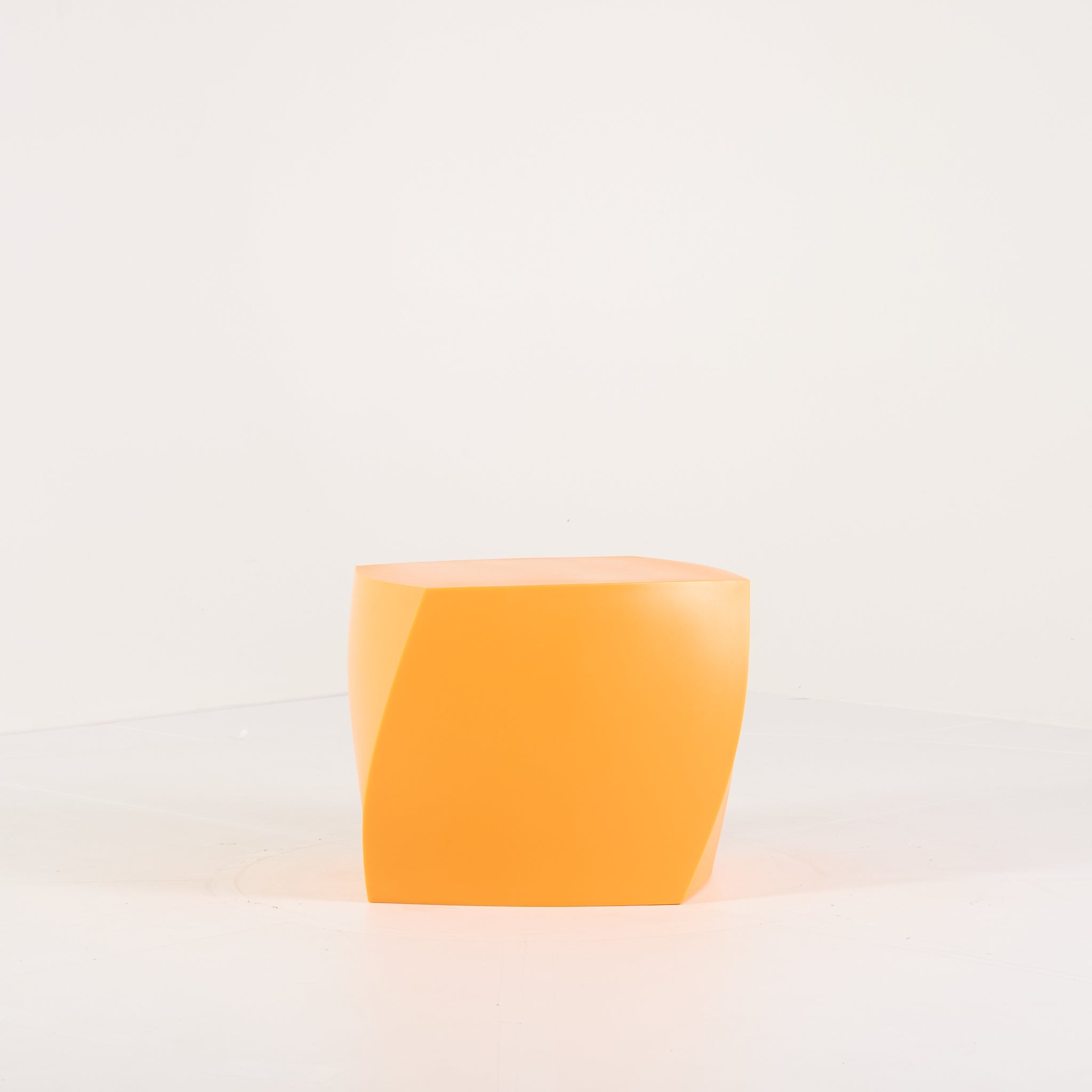 Gehry Left Twist Cube by Heller in Yellow | Gently Used – Good | Shop Now | MO-HLR-1016_03-1392-Hero Image-2