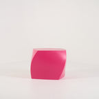Gehry Left Twist Cube by Heller in Magenta | Floor Sample – Very Good | Shop Now | MO-HLR-1016_07-1394-Hero Image-6