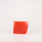 Gehry Left Twist Cube by Heller in Red | Gently Used – Good | Shop Now | MO-HLR-1016_02-1391-Hero Image-6