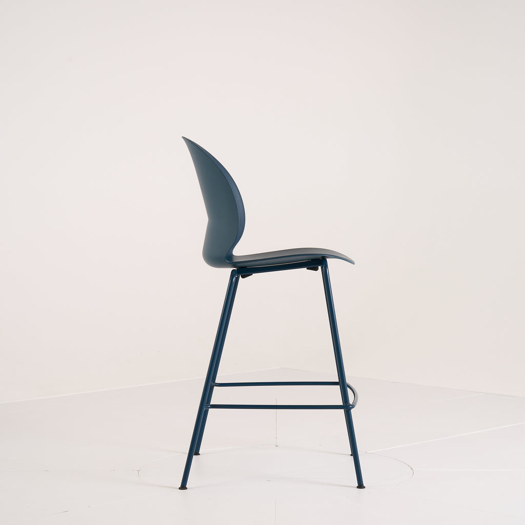Recycle Counter Stool by Fritz Hansen in Dark Blue / Dark Blue Powder Coated | Project Piece – As-Is | Shop Now | MO-FHA-N02_40-88-Hero Image-7