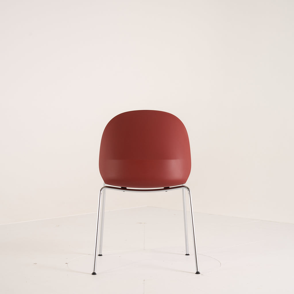 Recycle Chair by Fritz Hansen in Dark Red / Chrome | Gently Used – Good | Shop Now | MO-FHA-N02_10_Chair-89-Hero Image-2