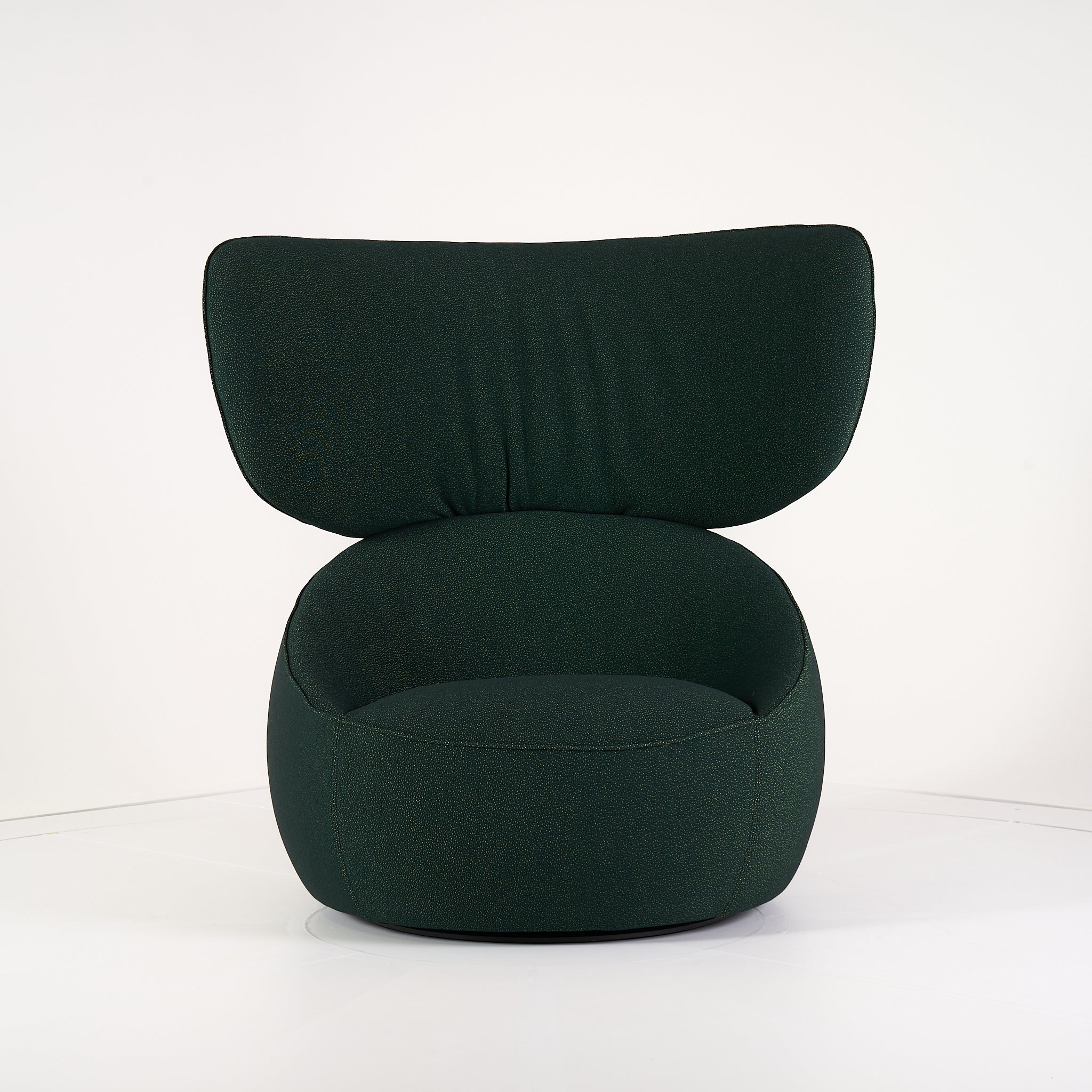 Hana Armchair Wingback Swivel by Moooi in Custom Fabric | Floor Sample – Very Good | Shop Now | MO-MOO-8718282773971-171-Hero Image-7