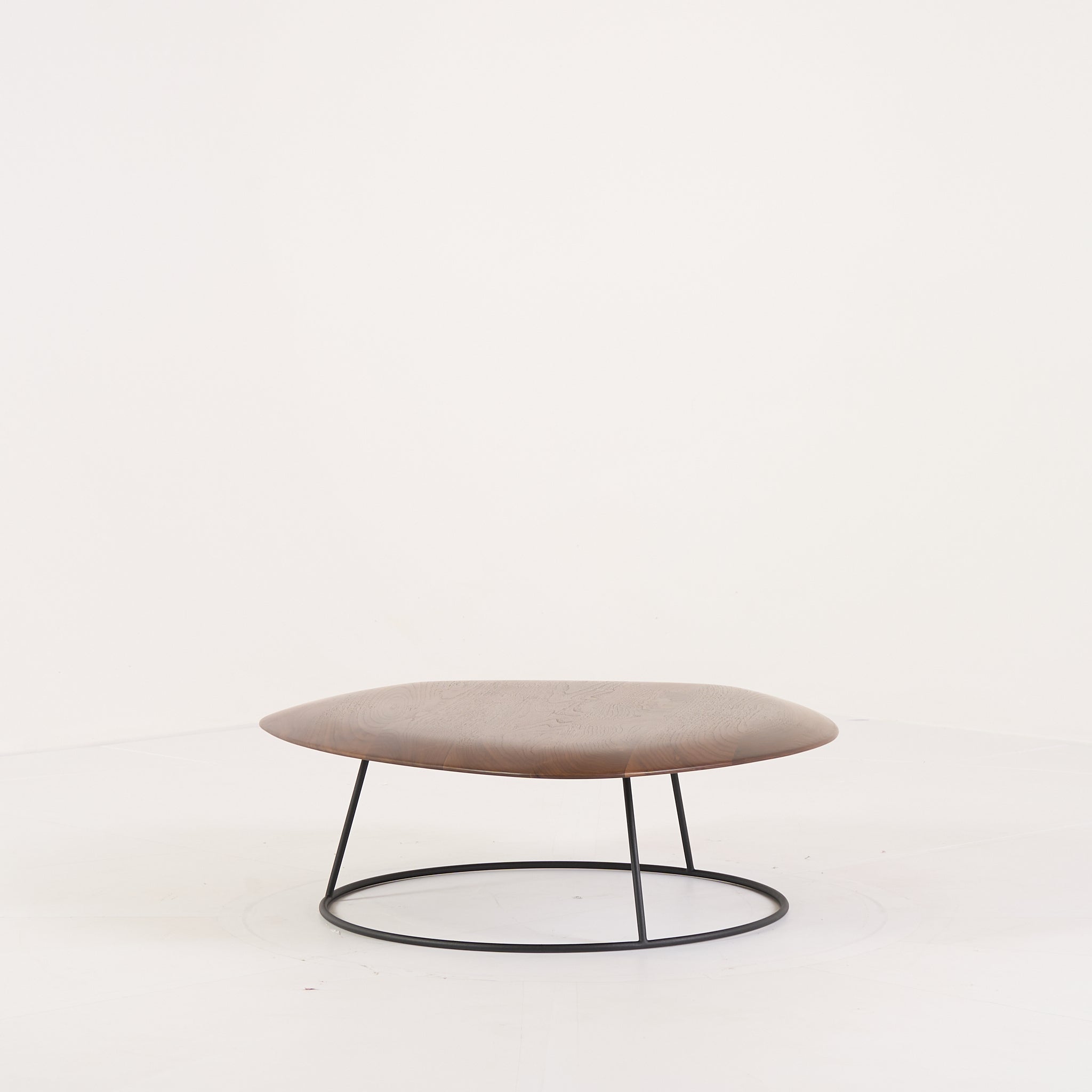 Pebble Low Table Small by Ligne Roset in Convex Top, Solid Wood | Floor Sample – Very Good | Shop Now | MO-LIR-19960053-1162-Hero Image-3