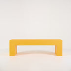 Vignelli Bench by Heller in Medium / Yellow | Floor Sample – Very Good | Shop Now | MO-HLR-1034_08-1361-Hero Image-1