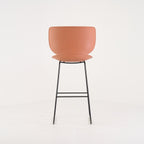 Hana Bar Stool High Un-Upholstered  by Moooi in Terracotta Black Legs | Gently Used – Good | Shop Now | MO-MOO-8718282386935-1431-Hero Image-5