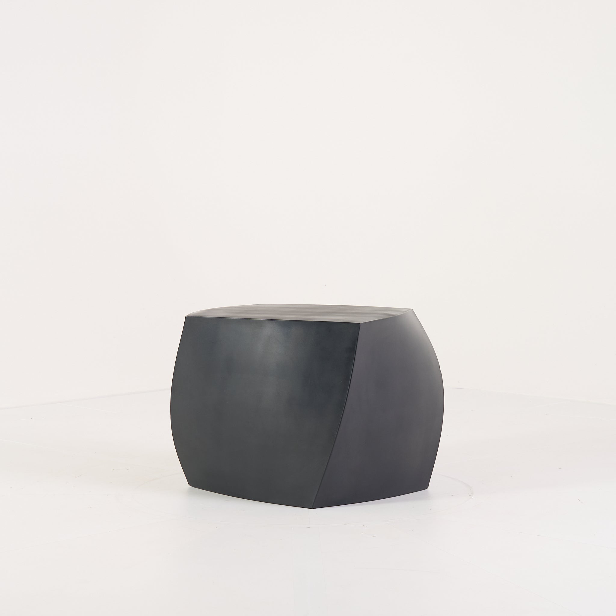 Gehry Left Twist Cube by Heller in Black | Well Loved – Fair | Shop Now | MO-HLR-1016_06-1402-Hero Image-2