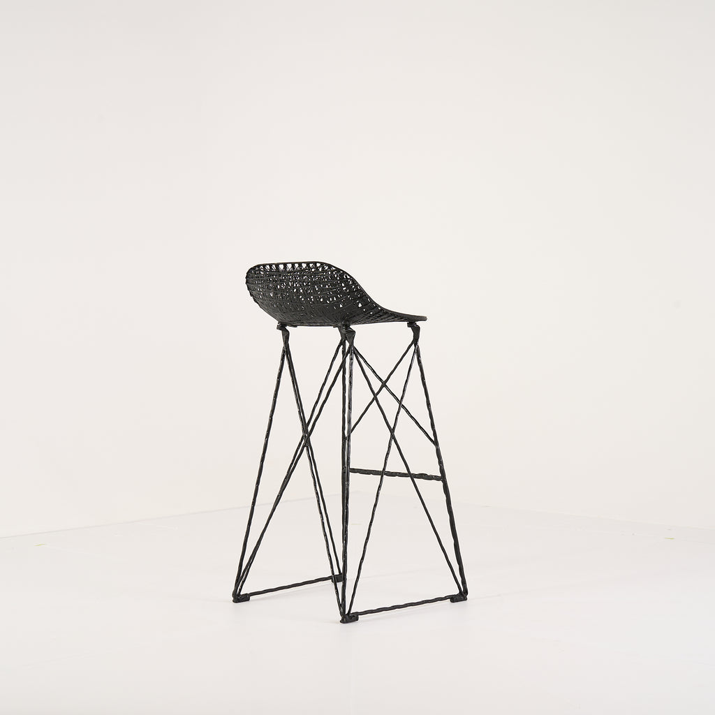 Carbon Bar Stool by Moooi in High | Floor Sample – Very Good | Shop Now | MO-MOO-8718282340166-131-Hero Image-4