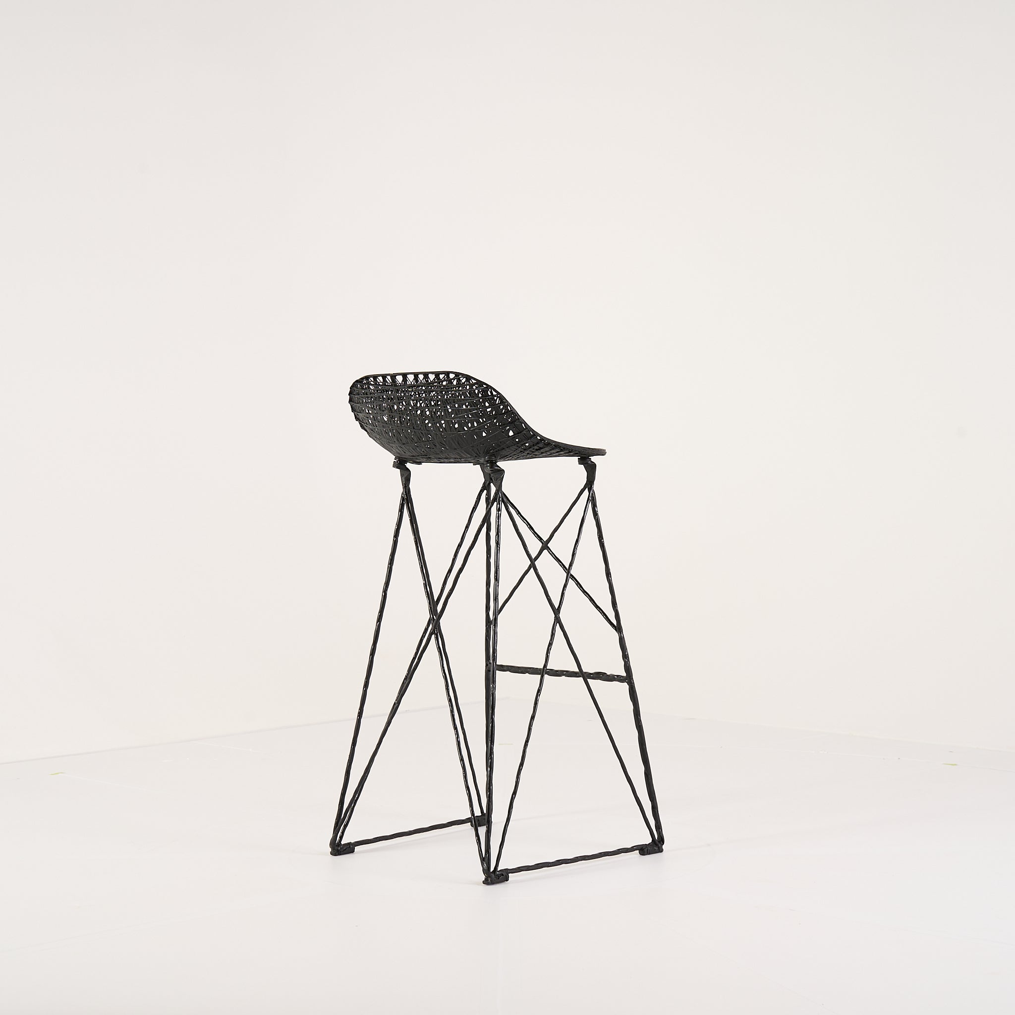 Carbon Bar Stool by Moooi in High | Floor Sample – Very Good | Shop Now | MO-MOO-8718282340166-131-Hero Image-4