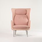 Ro Chair by Fritz Hansen in Christianshavn 1130 / Brushed Aluminum | Open Box – Excellent | Shop Now | MO-FHA-JH1-40-Hero Image-3