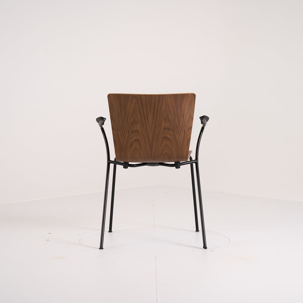 Vico Duo Chair by Fritz Hansen in Walnut Armchair / Black | Floor Sample – Very Good | Shop Now | MO-FHA-VM111-82-Hero Image-4