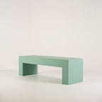 Vignelli Bench by Heller in Medium / Celadon | Floor Sample – Very Good | Shop Now | MO-HLR-1034_29-1364-Hero Image-4