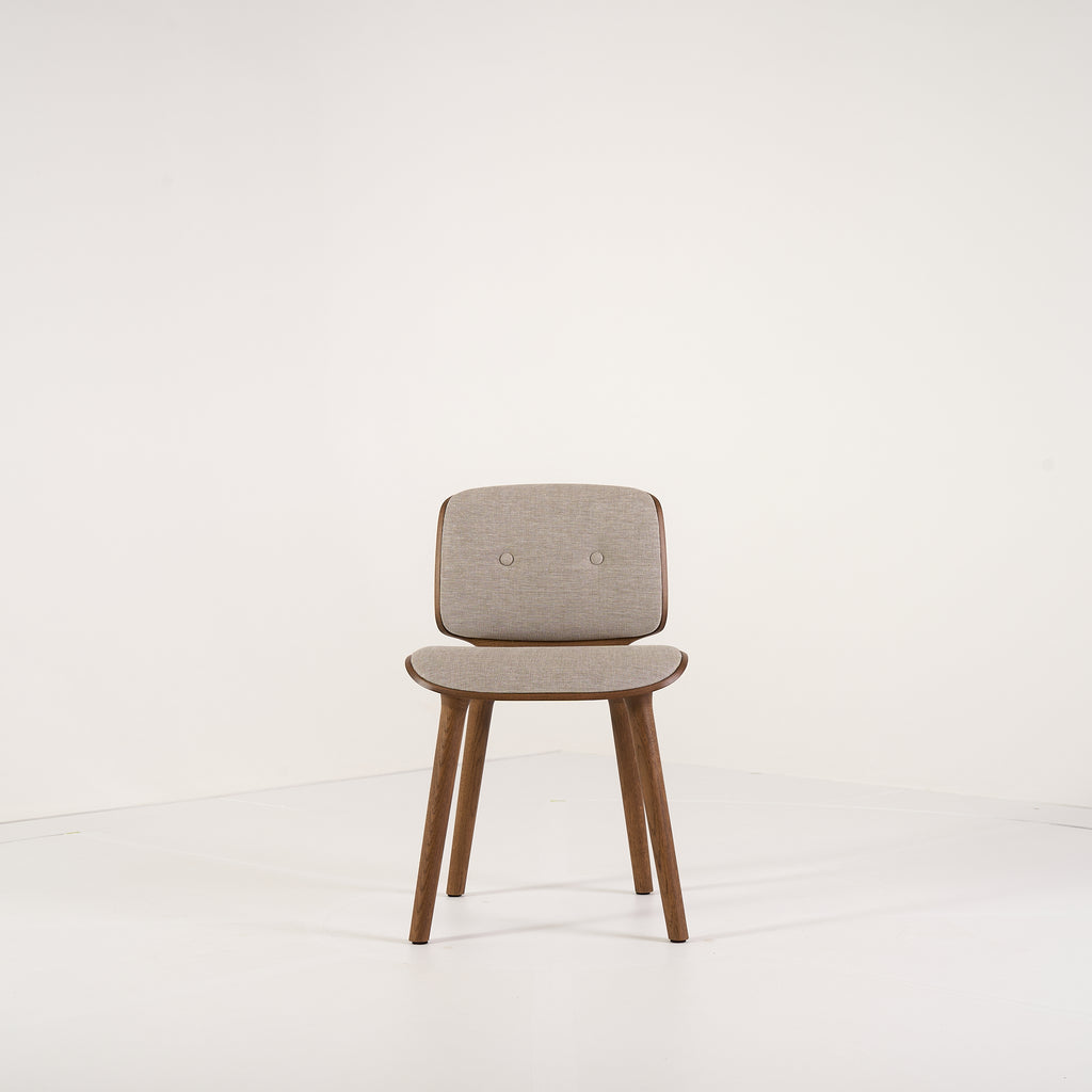 Nut Dining Chair by Moooi in Justo / Muse / Cinnamon | Open Box – Excellent | Shop Now | MO-MOO-8718282746166-151-Hero Image-7