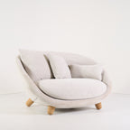 Love Sofa  by Moooi in Liscio Nebbia, WhiteWash legs | Gently Used – Good | Shop Now | MO-MOO-8718282745459-1428-Hero Image-2