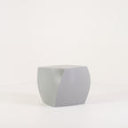 Gehry Left Twist Cube by Heller in Silver | Gently Used – Good | Shop Now | MO-HLR-1016_28-1390-Hero Image-2