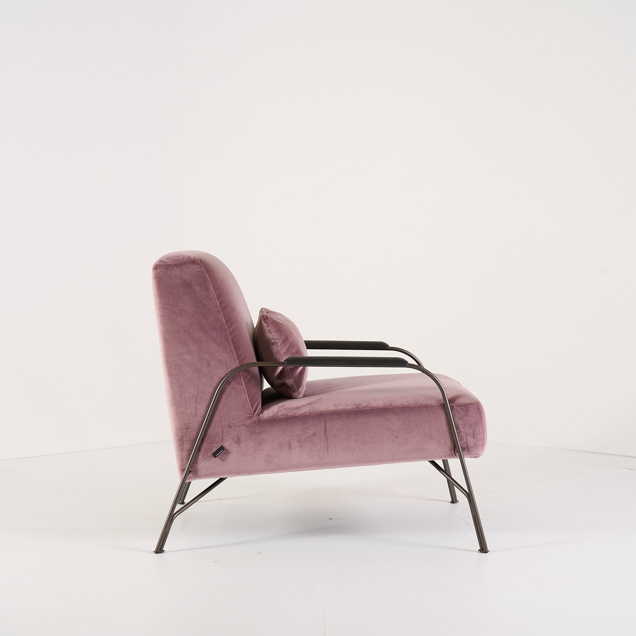 Humphrey Armchair by Ligne Roset in Roxana Rose | Floor Sample – Very Good | Shop Now | MO-LIR-19400100-1253-Hero Image-3