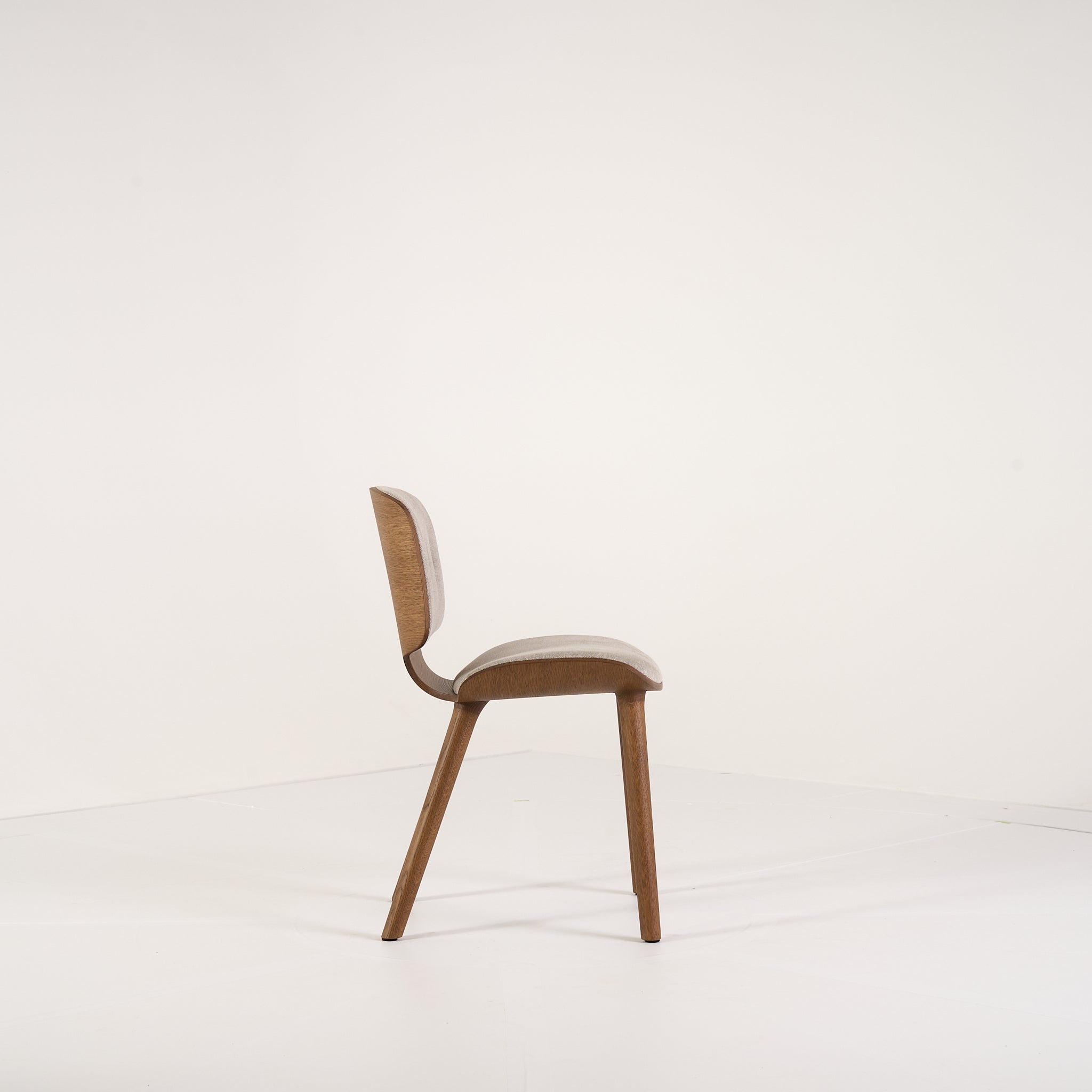 Nut Dining Chair by Moooi in Justo / Muse / Cinnamon | Open Box – Excellent | Shop Now | MO-MOO-8718282746166-151-Hero Image-1