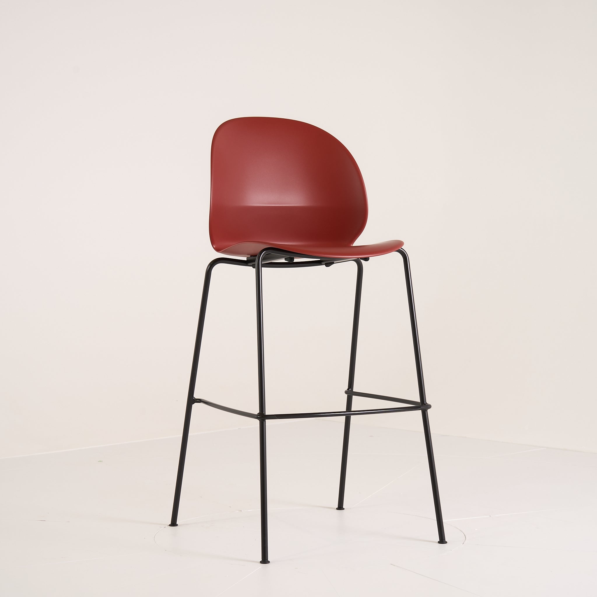 Recycle Barstool by Fritz Hansen in Dark Red / Black | Gently Used – Good | Shop Now | MO-FHA-N02_50-86-Hero Image-5