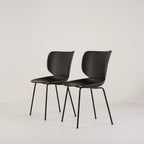 Hana Chairs Unupholstered Set of 2 by Moooi in Black/Black Non-Stacking | Gently Used – Good | Shop Now | MO-MOO-8718282380278-139-Hero Image-3