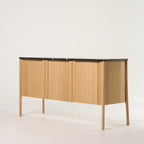 Jut Cabinet by Fritz Hansen in Black Marble / Oak | Project Piece – As-Is | Shop Now | MO-FHA-1090101-106-Hero Image-6