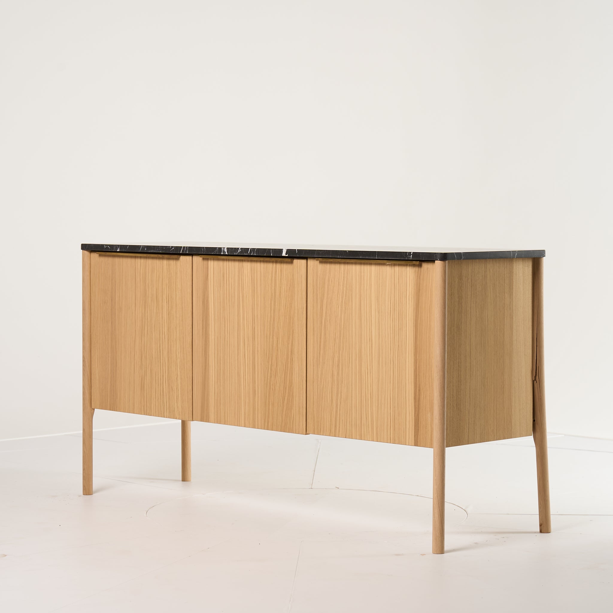 Jut Cabinet by Fritz Hansen in Black Marble / Oak | Project Piece – As-Is | Shop Now | MO-FHA-1090101-106-Hero Image-6