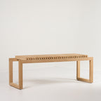 Cutter Bench by Fritz Hansen in Oak / Oak | Floor Sample – Very Good | Shop Now | MO-FHA-S1920400-102-Hero Image-2