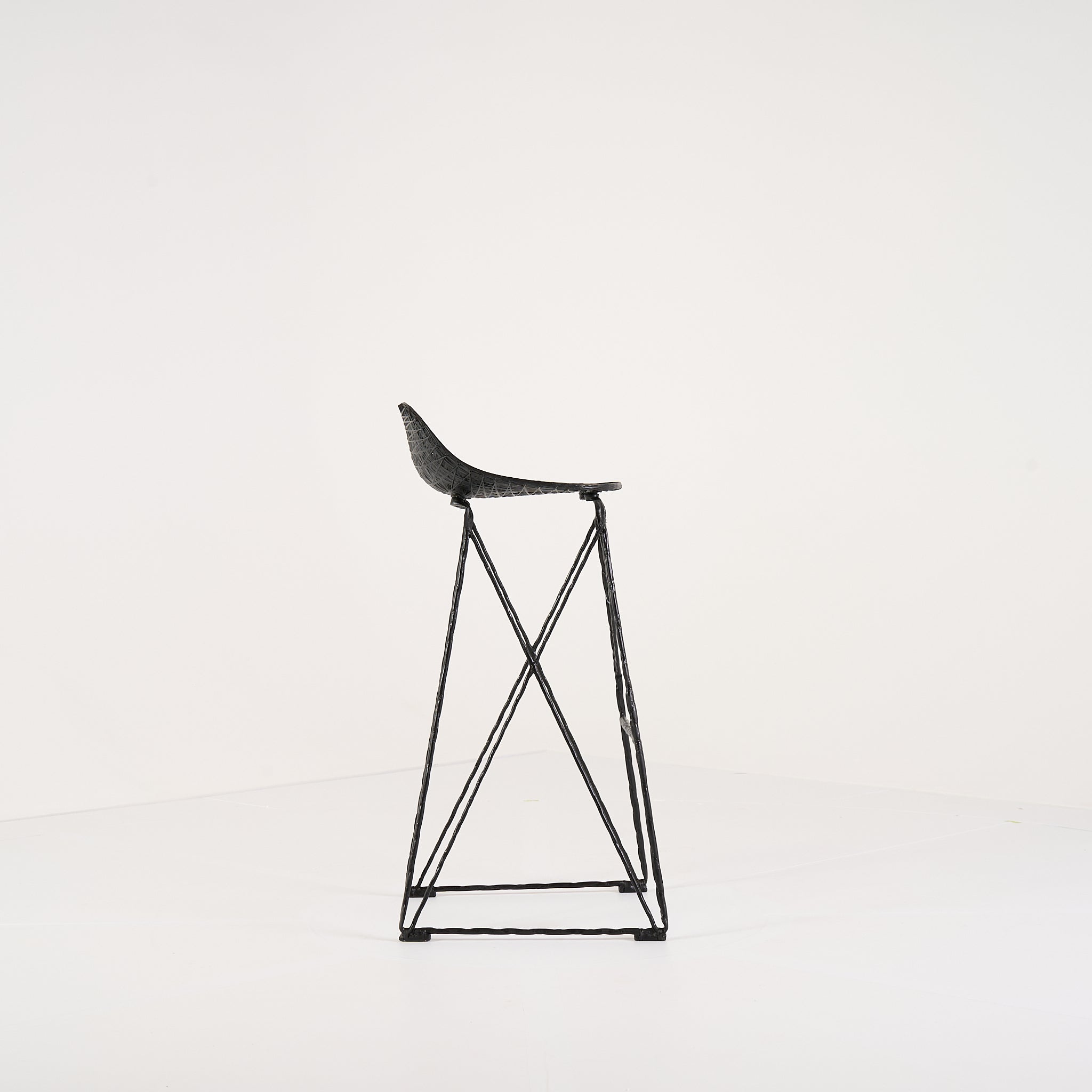 Carbon Bar Stool by Moooi in High | Floor Sample – Very Good | Shop Now | MO-MOO-8718282340166-131-Hero Image-3