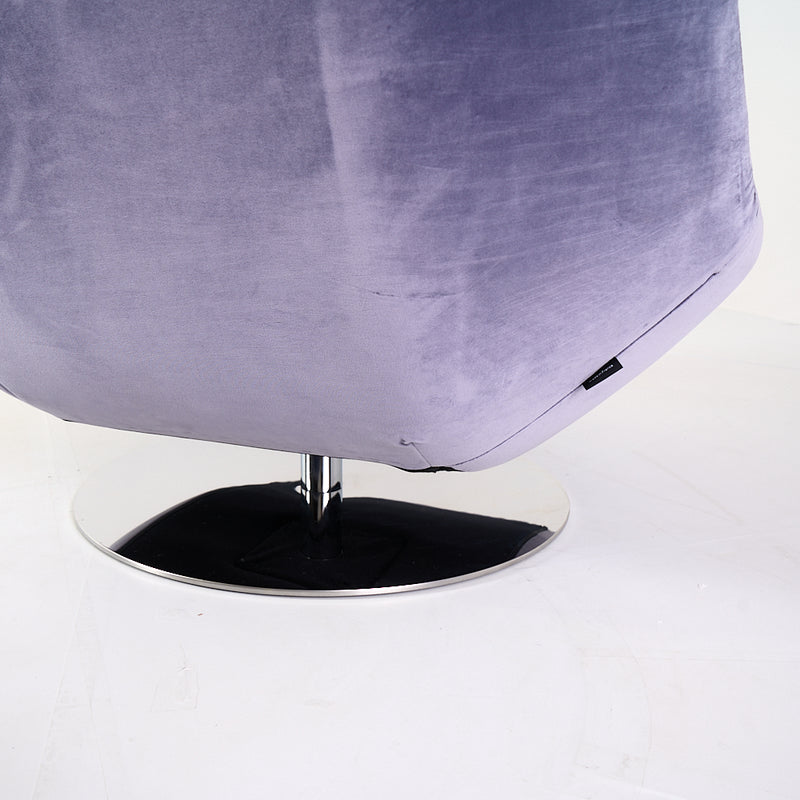 Manarola Swivelling Armchair w/ Footstool-Detail Image-8