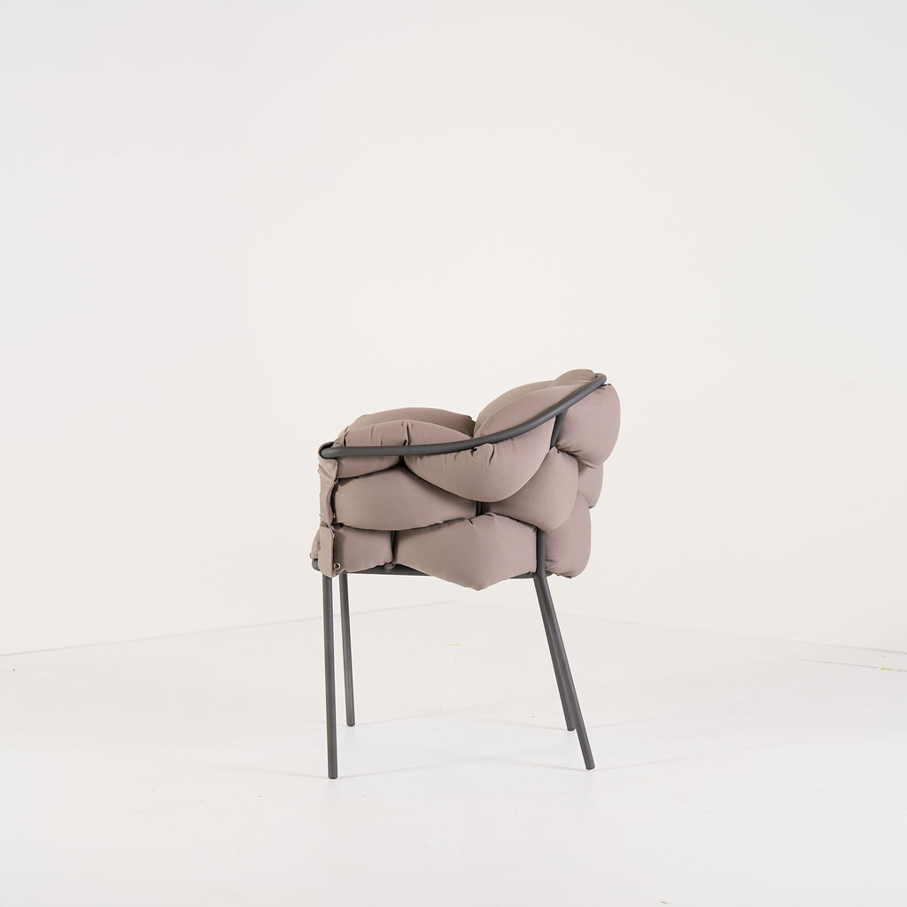 Serpentine Chair with Arms by Ligne Roset in Outdoor, Taupe Fabric | Gently Used – Good | Shop Now | MO-LIR-10262094-1166-Hero Image-7