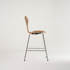 Grand Prix Counter Stool by Fritz Hansen in Walnut / Grace Walnut / Chrome | Floor Sample – Very Good | Shop Now | MO-FHA-3138FRU-46-Hero Image-7