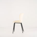 Hana Chair Un-Upholstered (Set of 2) by Moooi in Oyster White / Non-Stackable Black Legs | Project Piece – As-Is | Shop Now | MO-MOO-8718282380391-1432-Hero Image-6