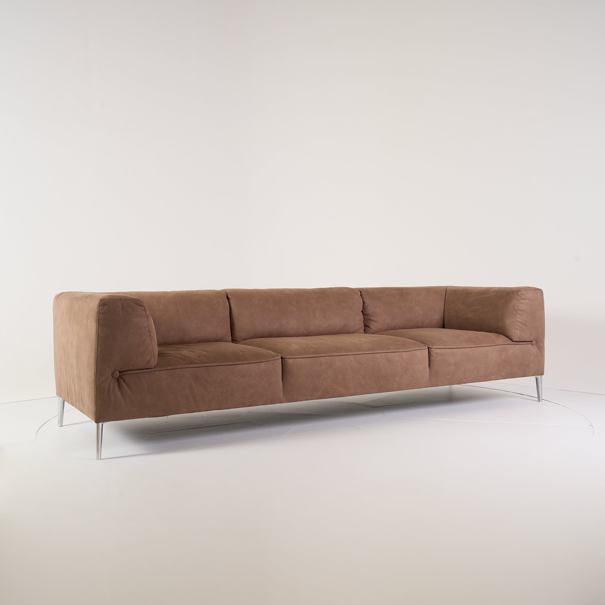 Sofa So Good Triple Seat by Moooi in Abbracci, Taupe | Well Loved – Fair | Shop Now | MO-MOO-8718282783444-173-Hero Image-6