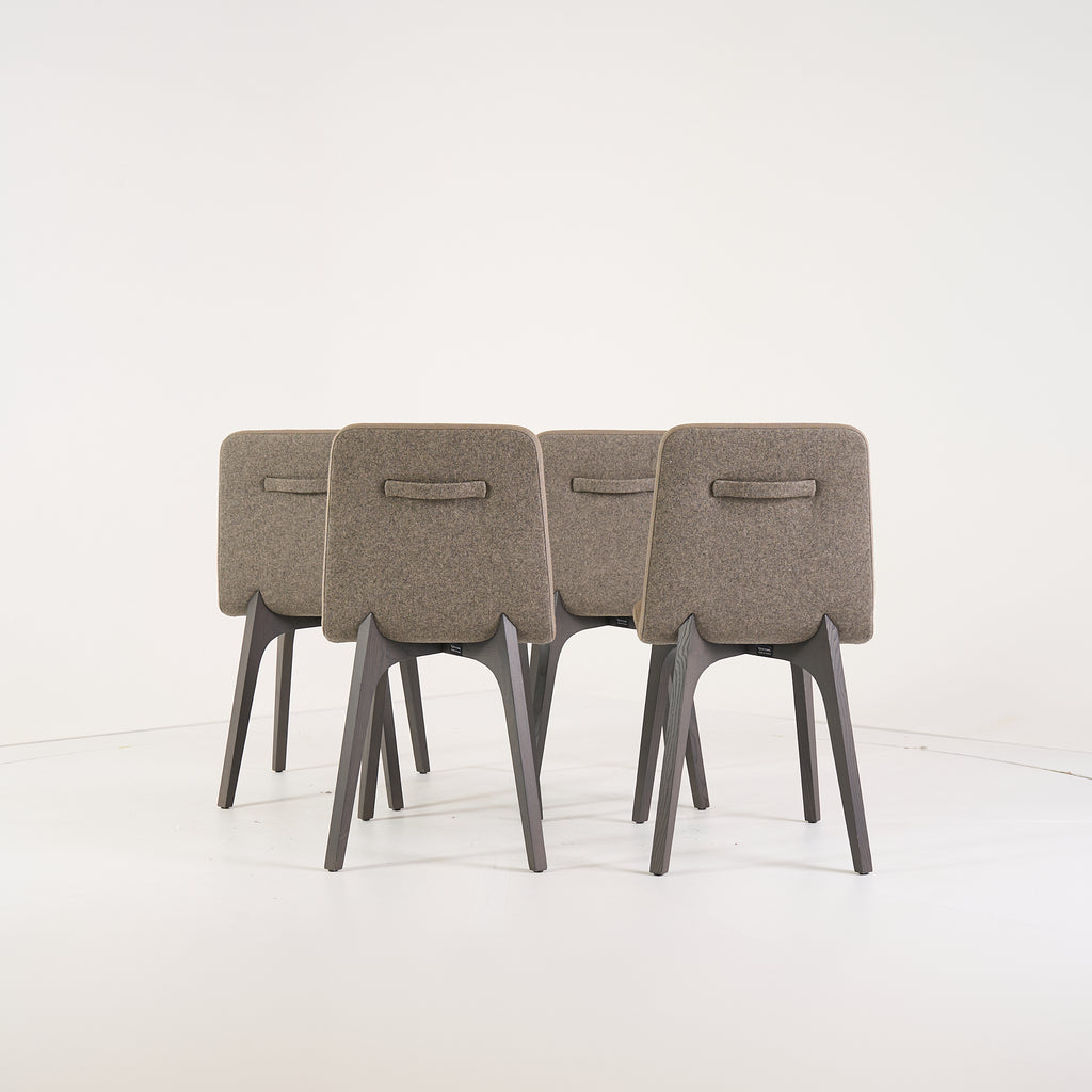 Vik Chair Dining Chair (Set of 4) by Ligne Roset in Steelcut Trio / Divina - Orage / Grege | Gently Used – Good | Shop Now | MO-LIR-10261231-1214-Hero Image-5