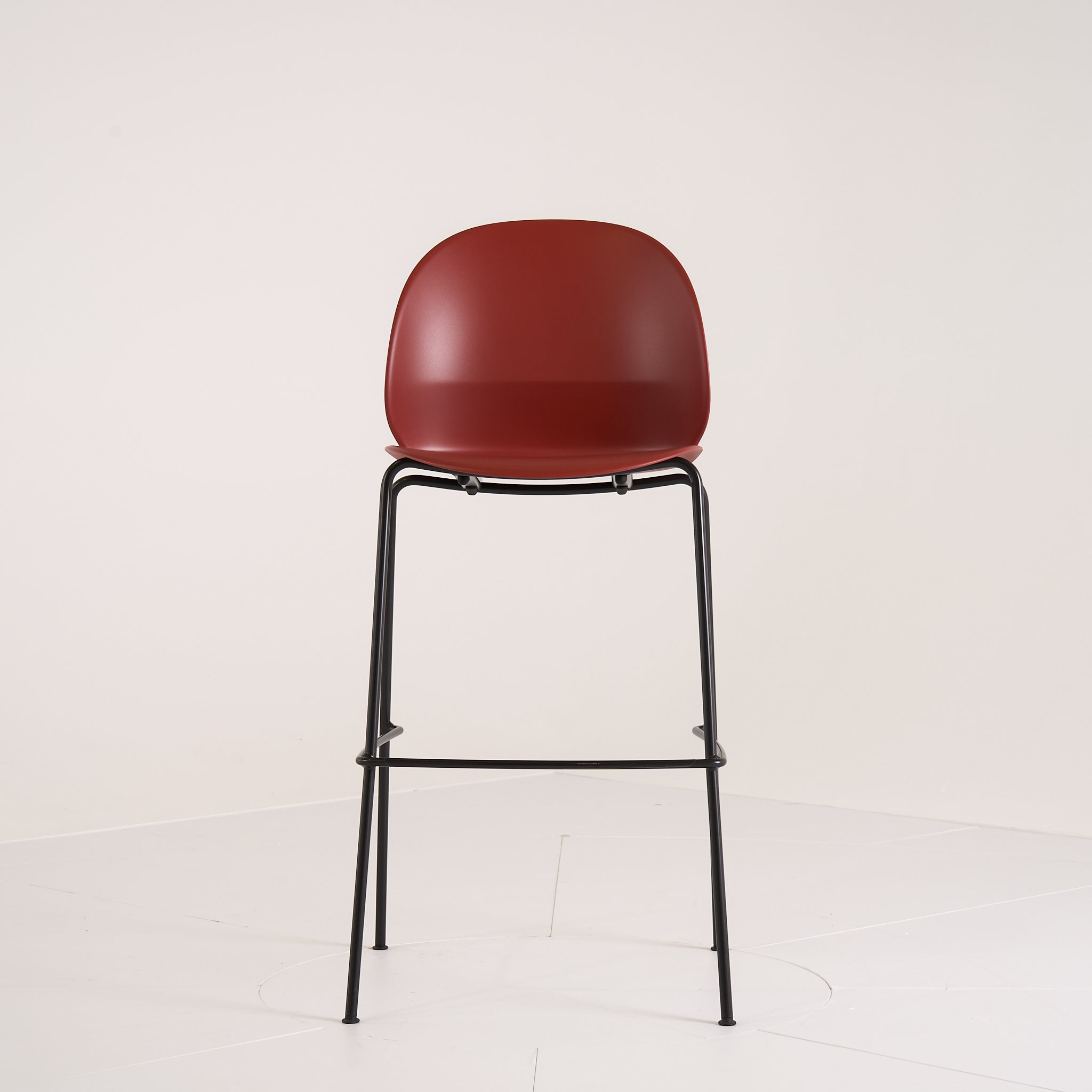 Recycle Barstool by Fritz Hansen in Dark Red / Black | Gently Used – Good | Shop Now | MO-FHA-N02_50-86-Hero Image-4