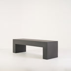 Vignelli Bench by Heller in Medium / Dark Grey | Floor Sample – Very Good | Shop Now | MO-HLR-1034_12-1358-Hero Image-7