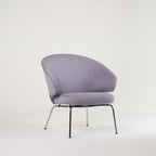 Let Chair by Fritz Hansen in Rewool 0658 / Chrome | Floor Sample – Very Good | Shop Now | MO-FHA-SH210-36-Hero Image-7