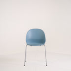 Recycle Chair by Fritz Hansen in Light Blue / Chrome | Well Loved – Fair | Shop Now | MO-FHA-N02_10_Chair-91-Hero Image-2