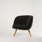 Via57  by Fritz Hansen in Hallingdal 180 - Charcoal  / Oak | Open Box – Excellent | Shop Now | MO-FHA-BI01-33-Hero Image-3