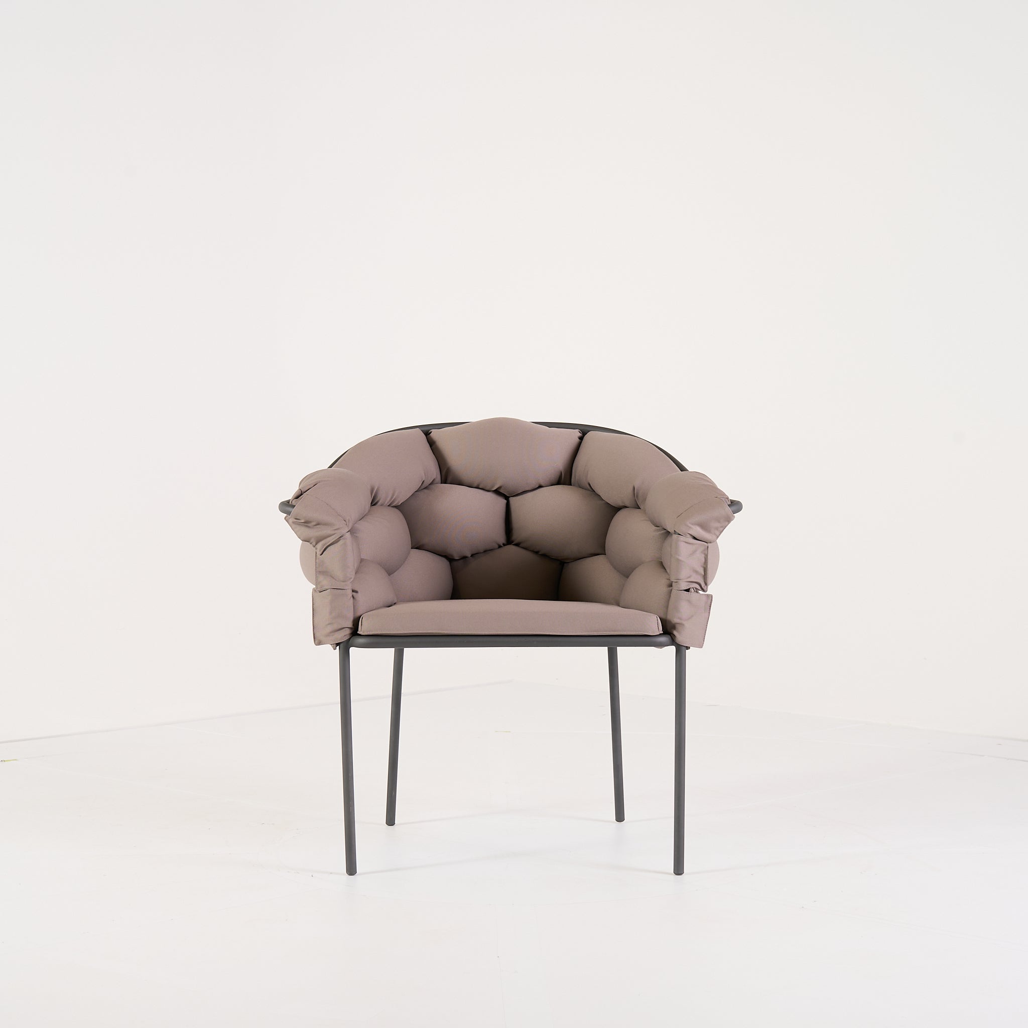 Serpentine Chair with Arms by Ligne Roset in Outdoor, Taupe Fabric | Gently Used – Good | Shop Now | MO-LIR-10262094-1166-Hero Image-5