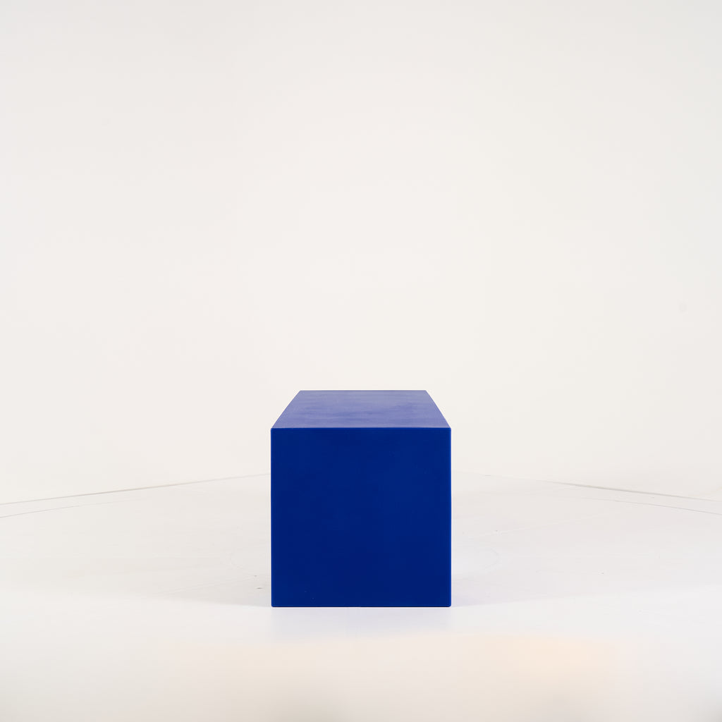 Vignelli Bench by Heller in Medium / Blue | Gently Used – Good | Shop Now | MO-HLR-1034_10-1359-Hero Image-4
