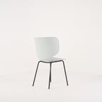 Hana Chair Un-Upholstered  by Moooi in Concrete Grey / Non-Stackable Black Legs | Project Piece – As-Is | Shop Now | MO-MOO-8718282380315-1444-Hero Image-4
