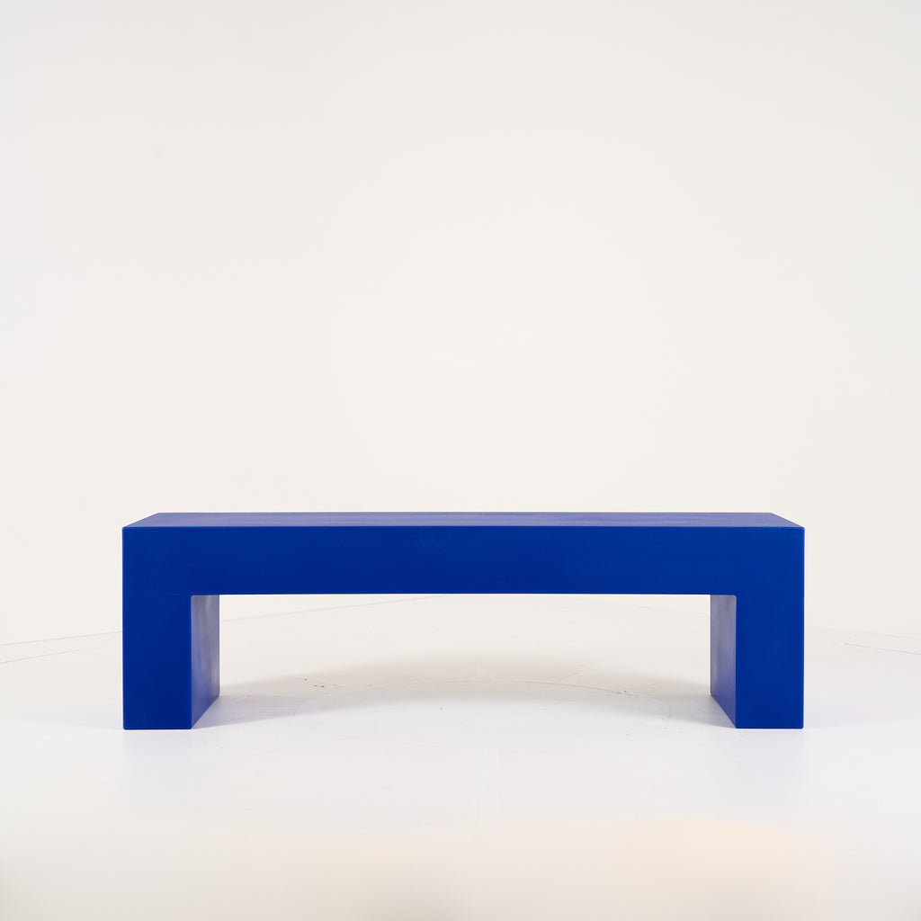 Vignelli Bench by Heller in Medium / Blue | Gently Used – Good | Shop Now | MO-HLR-1034_10-1359-Hero Image-1