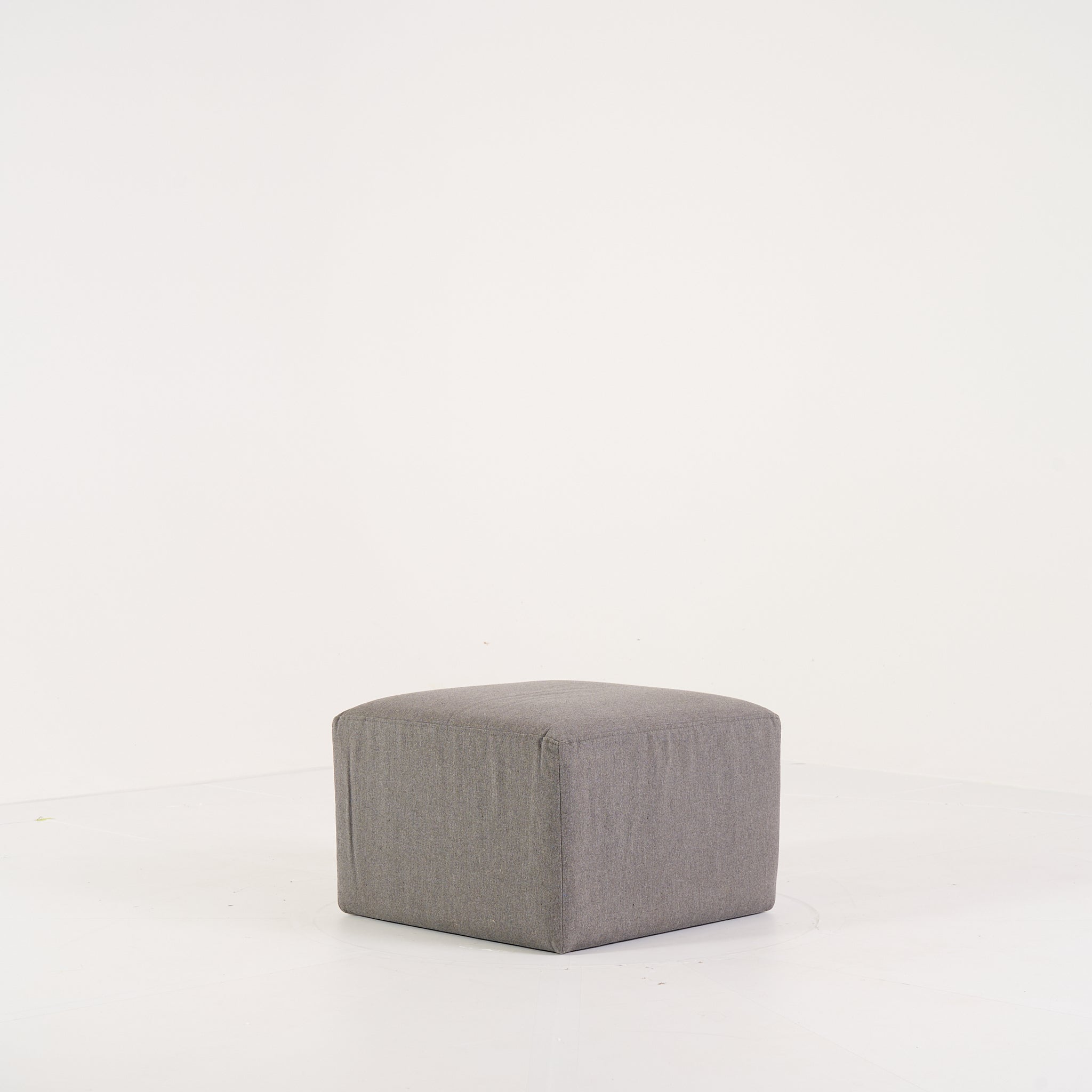 DIXIT Poof by Ligne Roset in Sunbrella Heritage Granit | Floor Sample – Very Good | Shop Now | MO-LIR-10465200-1201-Hero Image-4