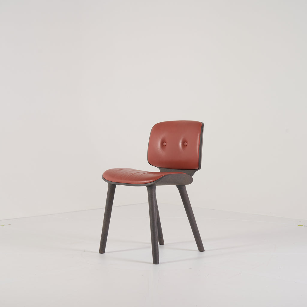 Nut Dining Chair by Moooi in Spectrum Red Brown 30172 / Grey | Gently Used – Good | Shop Now | MO-MOO-8718282748900-156-Hero Image-4