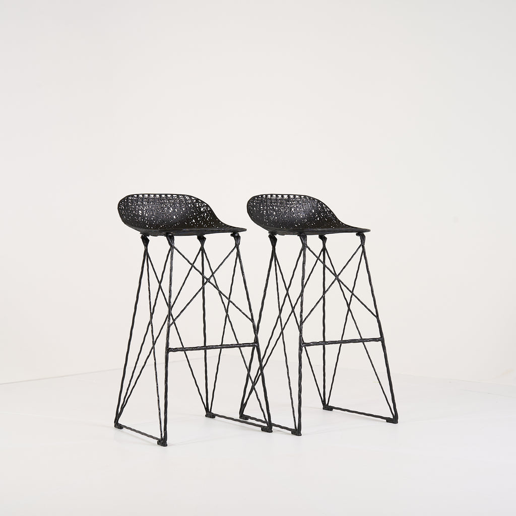 Carbon Bar Stool by Moooi in High | Floor Sample – Very Good | Shop Now | MO-MOO-8718282340166-131-Hero Image-6
