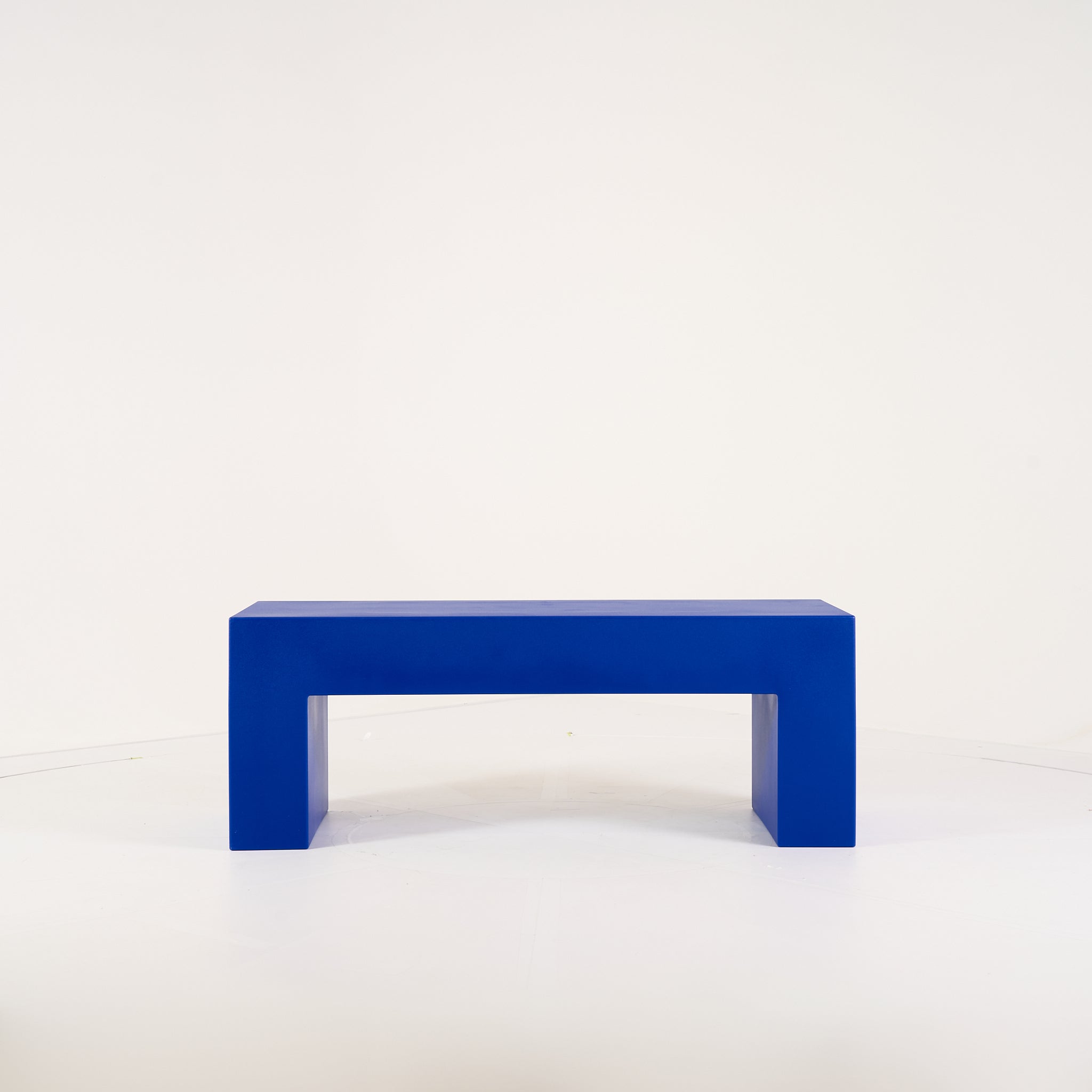 Vignelli Bench by Heller in Small 48" / Blue | Open Box – Excellent | Shop Now | MO-HLR-1035_10-1351-Hero Image-1