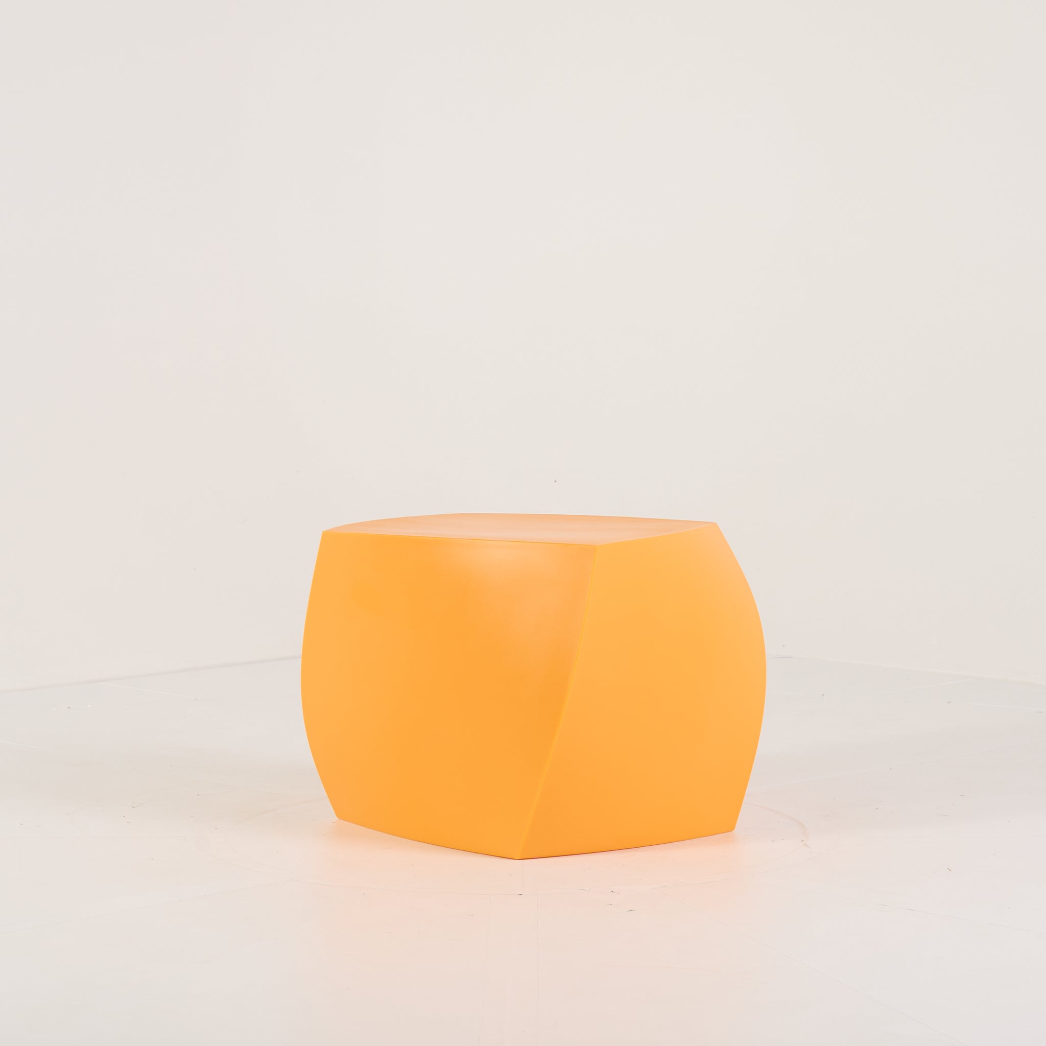 Gehry Left Twist Cube by Heller in Yellow | Gently Used – Good | Shop Now | MO-HLR-1016_03-1400-Hero Image-1