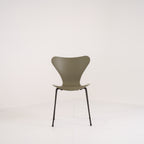 Series 7 Chair by Fritz Hansen in Olive Green Lacquer / Brown Bronze | Gently Used – Good | Shop Now | MO-FHA-3107-65-Hero Image-1